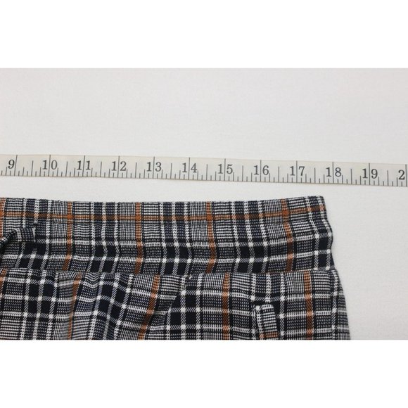 Forever 21 men's tapered leg plaid drawstring pull‎ on pants XL - Picture 9 of 16